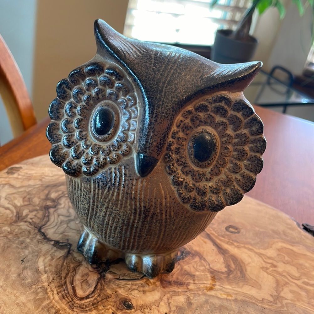 Mid Century OMC Japan Owl Bank